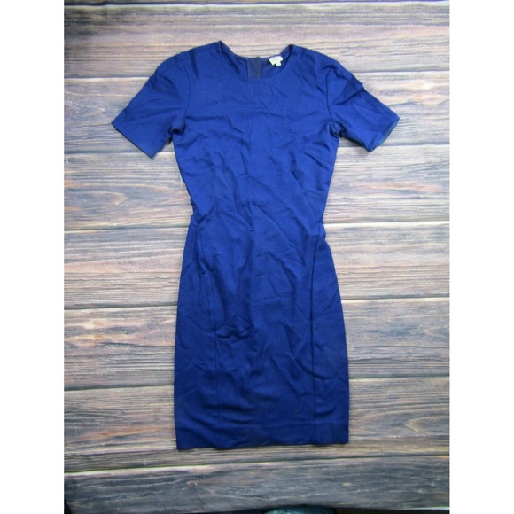 Wilfred Dresses & Skirts - Wilfred Womens Size XS Blue Short Sleeve Sheath Dress Crewneck